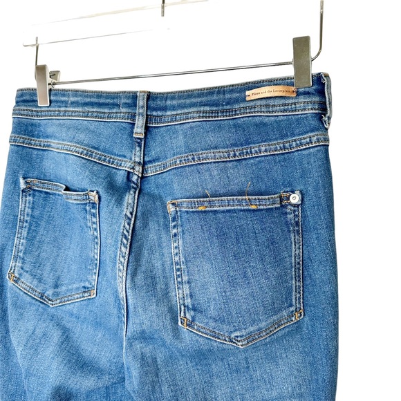 Anthropologie Pilcro and the Letterpress High Rise Cropped Jeans Zipper Hem 27 - Picture 5 of 9
